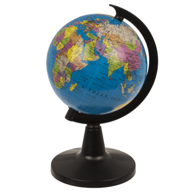 Globe, D : 8,5 cm, en papier, en emballage cadeau