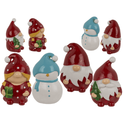 Gnome , X-Mas, in paper bag with design,