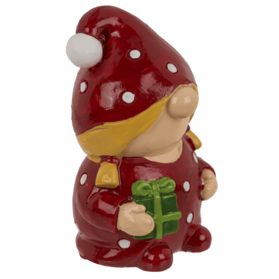 Gnome , X-Mas, in paper bag with design,