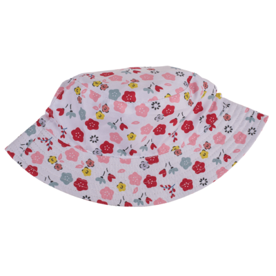 Gorro de pesca infantil, flores