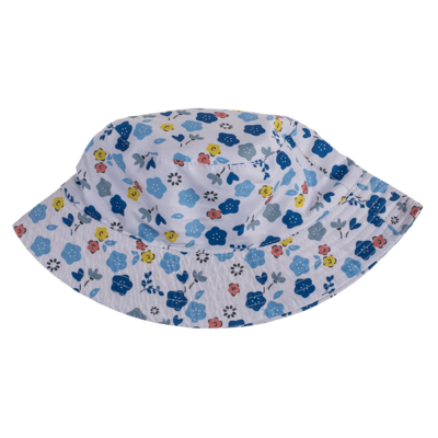 Gorro de pesca infantil, flores