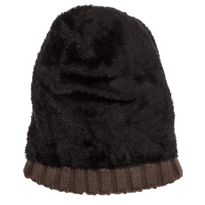 Gorro de punto para hombre con forro