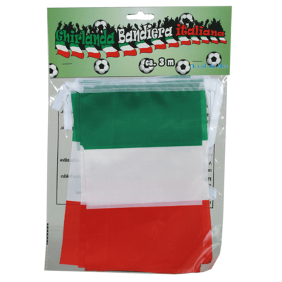 Guirnalda Bandera Italiana aprox. 3 m,