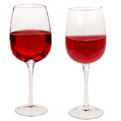 Half a Wine Glass, approx. 21 x 8 cm,