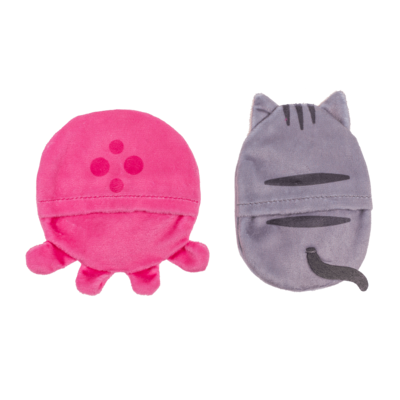 Hand warmer with plush cover,