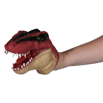 Handpuppe, Dinosaurier, ca. 15 cm,