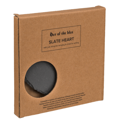 Heart shaped slate board,