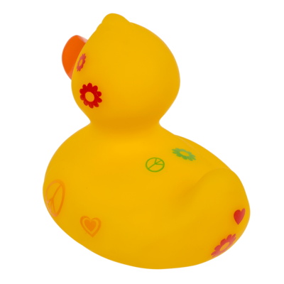 Hippie Squeaking Duck, ca. 10 cm,