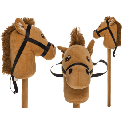 Hobby Horse, Brown Horse, 75 cm,