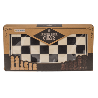 Holz-Brettspiel, Schach, ca. 34 x 34 cm,