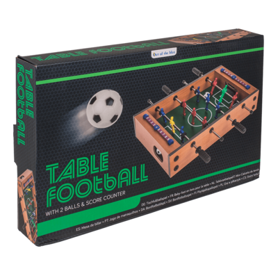Holz-Tischfußballspiel, Kicker, ca. 33 x 21 cm,