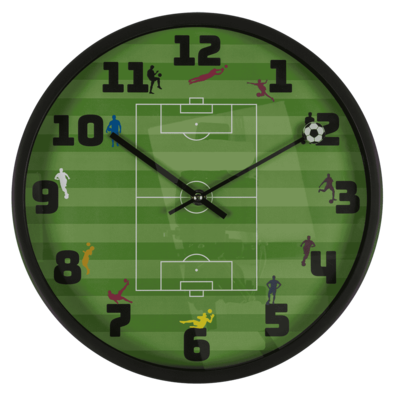 Horloge murale, football