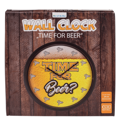 Horloge murale, Time for Beer,