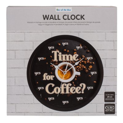 Horloge murale, Time for Coffee,