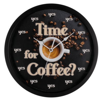 Horloge murale, Time for Coffee,