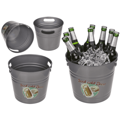 Ice Bucket with Beer logo, 6L Capacity