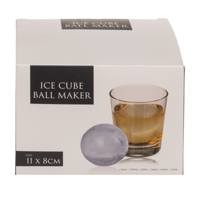 Ice Cube Ball Maker, ca. 11 x 8 cm, in gift box