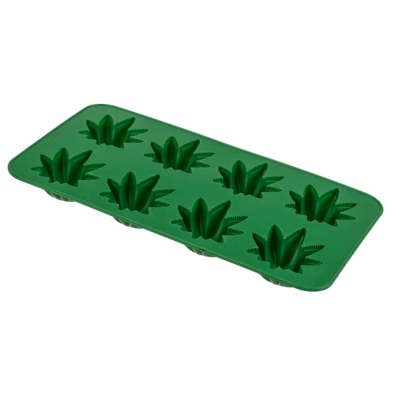 Ice cube tray, Cannabis Leaf,