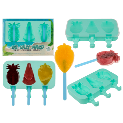 Ice mould, Pineapple/Strawberry/Watermelon,