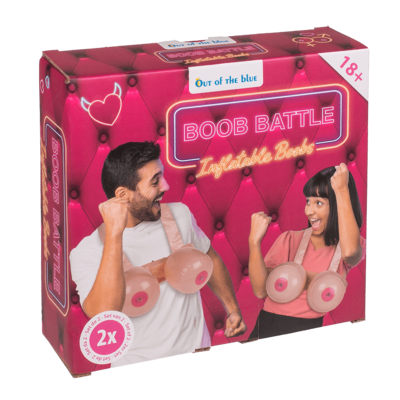 Inflatable boobs, boob battle,