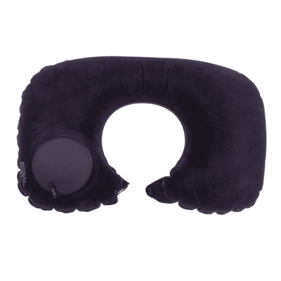 Inflatable neck cushion, with pump,