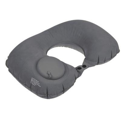 Inflatable neck cushion, with pump,