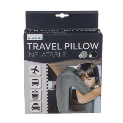 Inflatable travel pillow,