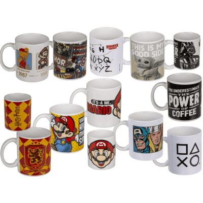 Item set, Licensed Mugs,