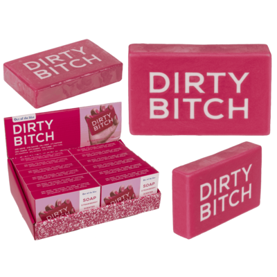 Jabón, Dirty Bitch, aprox. 150 g, 12 pz en Display