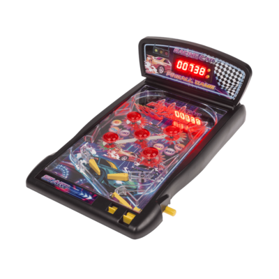 Jeu de flipper sur voiture de course, 43 x 25