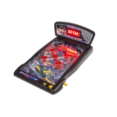 Jeu de flipper sur voiture de course, 43 x 25