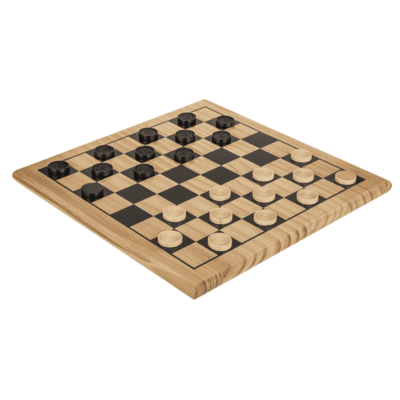 Jeu de table en bois, La Dame,