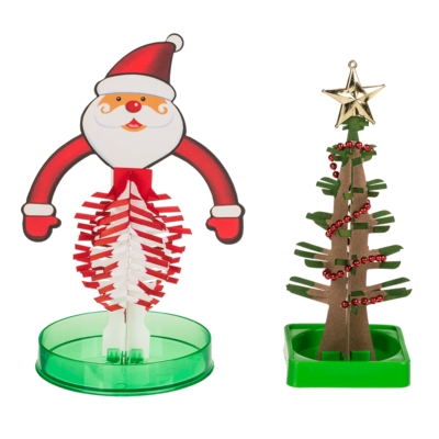 Juego de manualidades, árbol de Navidad mágico y P