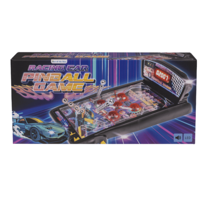 Juego de pinball de coches de carreras, 43 x 25