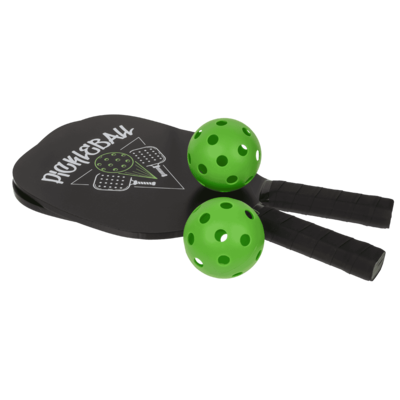 Juego de raquetas de pickle ball (2 raquetas + 2