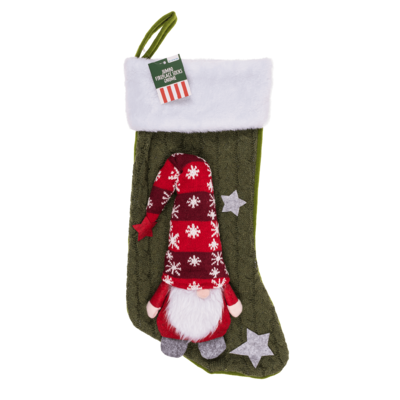 Jumbo fireplace socks, Gnome,