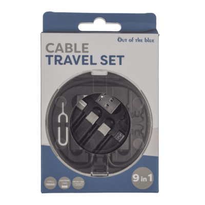 Kabel-Reise-Set, Adapter: USB C auf USB, Lightning