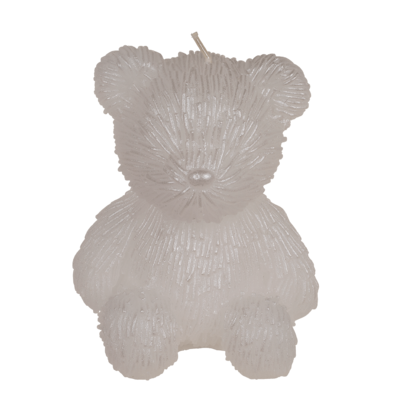 Kerze, Teddybär, ca. 8 x 7 x 10,5 cm,
