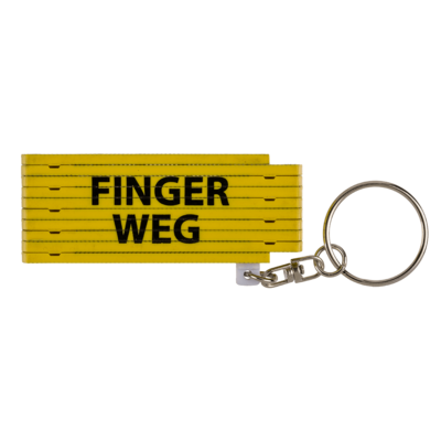 Keychain, Plastic Folding Ruler with wording,