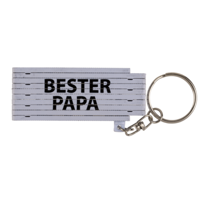 Keychain, Plastic Folding Ruler with wording,