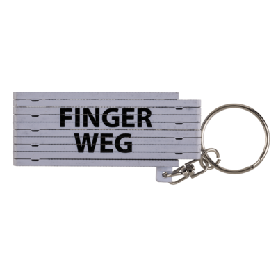 Keychain, Plastic Folding Ruler with wording,