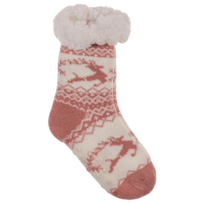 Kids comfort socks, Reindeer, size 22-34,