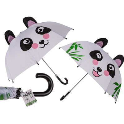 Kinder-Regenschirm, Panda, D: ca. 70 cm,