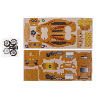 Kit auto da corsa fai da te, circa 13 x 5