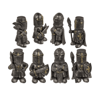 Knights, 4 assorted, 6 x 3,5 x 2,8 cm,