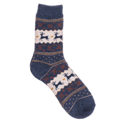 Knitted Socks, Unisex, Reindeer,