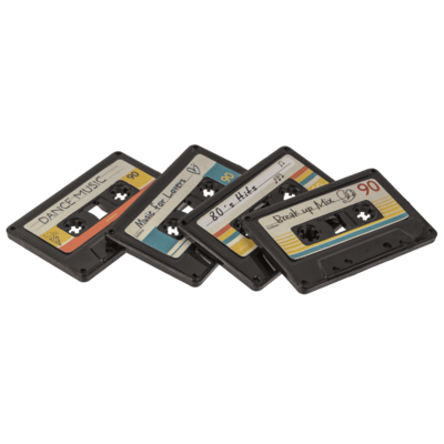 Kühlschrank-Magnet, Retro-Kassette,