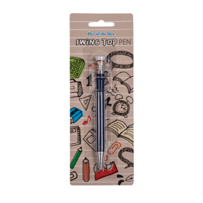 Kugelschreiber, Bügelverschluss, ca. 14 cm,