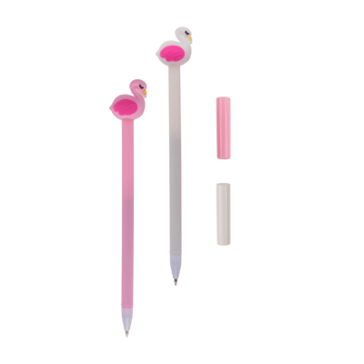 Kugelschreiber, Flamingo, ca. 18 cm,