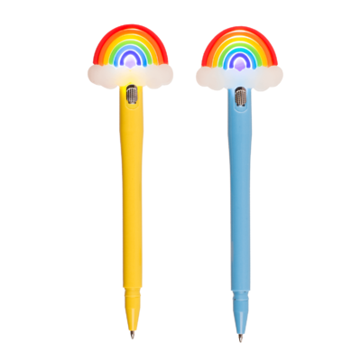 Kugelschreiber, Regenbogen mit LED